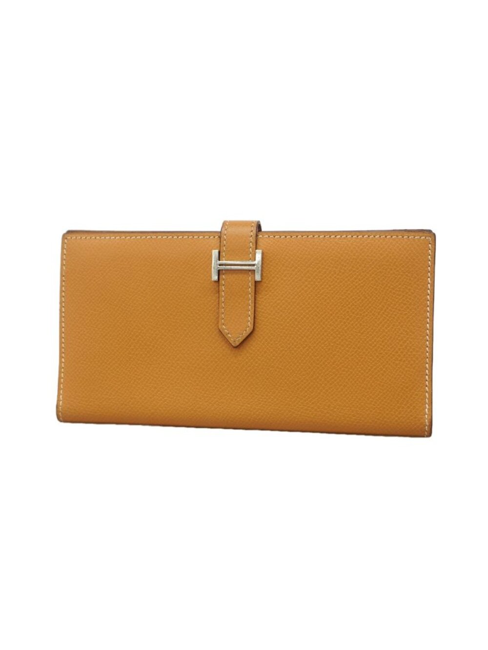 Hermes Wallet Bearn Veau Epsom Natural Sable Silver